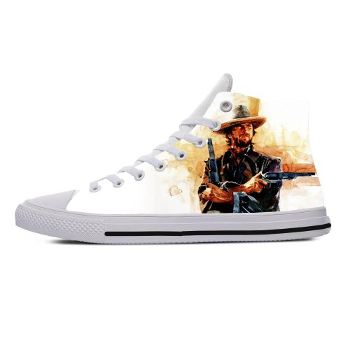 Tenis High Top 'Clint Eastwood' para hombre y mujer – Casual, transpirables y de alta calidad