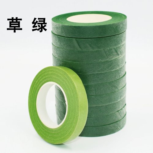 Fita floral verde 13 m para ramos – fita adesiva para caules de flores artificiais, para decoração e trabalhos de artesanato