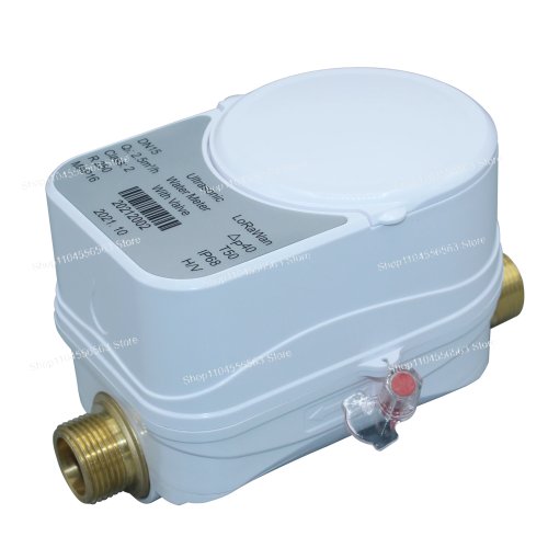 มิเตอร์วัดการไหลน้ำอัลตราโซนิค Wi-Fi 3/4" พร้อมตัดน้ำอัตโนมัติและตรวจจับการรั่ว เหมาะกับ Tuya สำหรับสมาร์ทโฮม