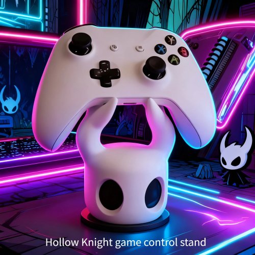 แท่นวางจอยสติ๊กสากลสำหรับ PS4/PS5/Switch — แท่นวางตั้งโต๊ะลาย Hollow Knight — อุปกรณ์เสริมเกม