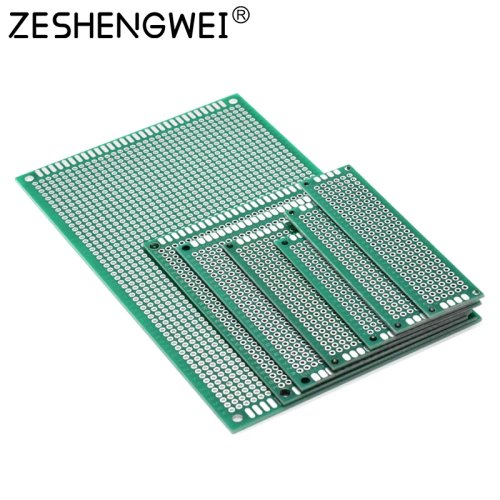 Набор 5 шт. прототипных PCB, двусторонние медные платы (7×9, 5×7, 4×6, 3×7, 2×8 см) для электронных проектов