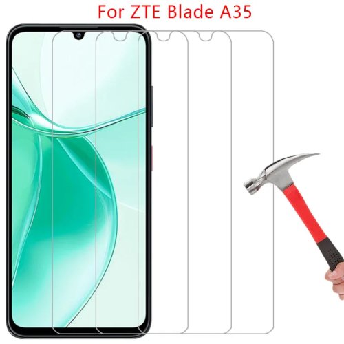Película de vidro temperado + capa 360° para ZTE Blade A35 — proteção frontal e traseira