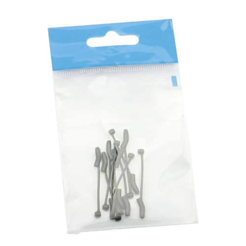 Lot de 10 aligneurs rig en caoutchouc pour hameçons sans ardillon, 32 mm & 29 mm — vert/noir/marron
