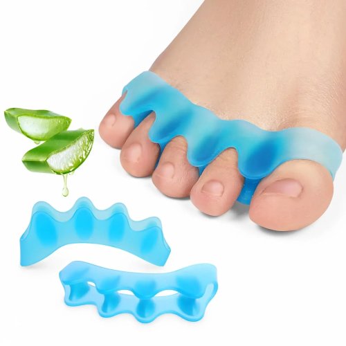 Pemisah Jari Kaki Silicone untuk Bunion (Alluce Valgo) – Spacer/ Korektor Gel untuk Jari Bertumpuk, Perawatan Kaki