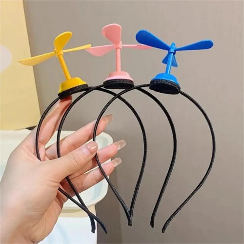 Diadema unisex elástica con diseño de molino de viento — cinta para el pelo práctica para uso diario y fiestas