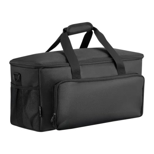 Sac roulant DJ 1680D, rembourré, avec roulettes et 6 séparateurs amovibles — housse de transport pour matériel DJ professionnel, instruments et accessoires
