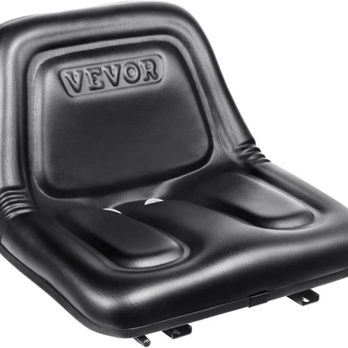 Asiento universal para tractor/cortacésped con microinterruptor y orificios de drenaje, ranuras de montaje 16–30 cm