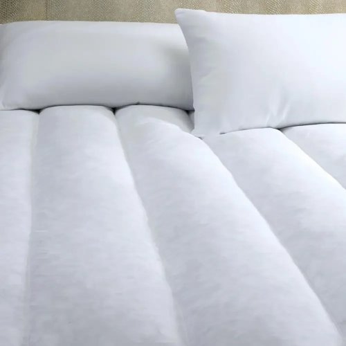 Surmatelas style hôtel en plumes de canard, moelleux et luxueux, Queen 60 x 80 pouces
