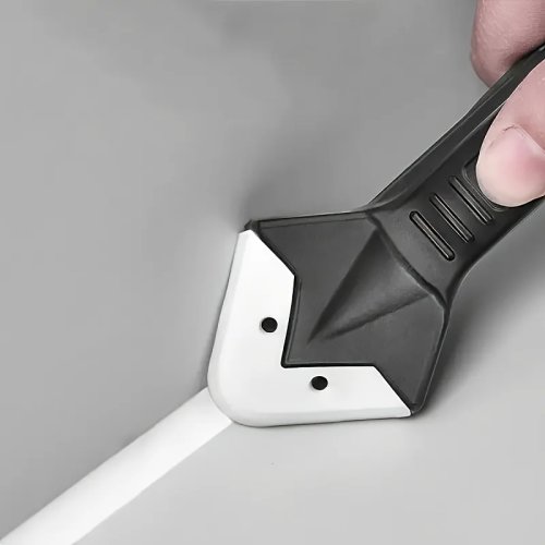 Set 3 en 1 para sellador de silicón – limpiador de sellador, pala/spátula aplicadora y placa de junta reemplazable