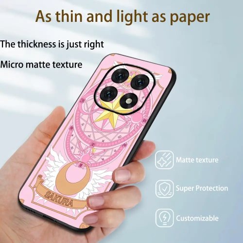 М'який чорний чохол «Pop Girl Sakura» для Redmi Note 15/14/13/12/11, Note 14 Pro/Plus/S 5G, 14C, A3