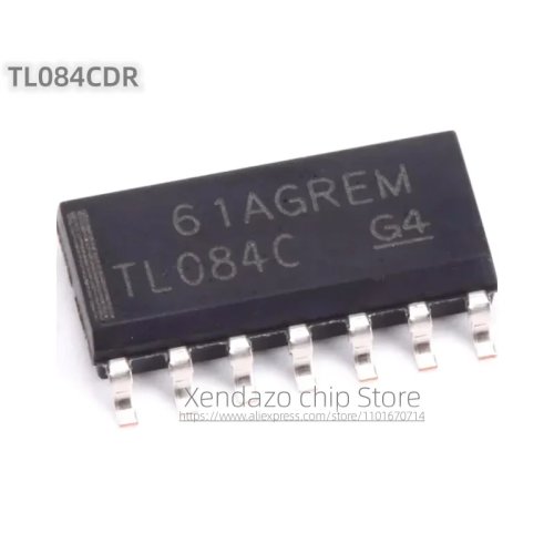 Lot de 10 circuits intégrés TL084C (TL084CDR) SOP-14, amplificateur opérationnel JFET quadruple – d'origine