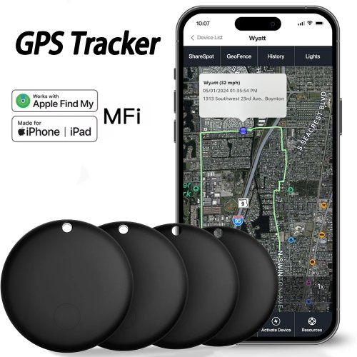 Набор 1/2/3/4/5 шт. AirTag‑трекер — Совместим с Apple Find My (только iOS), Bluetooth‑маячок для ключей, чемодана, рюкзака