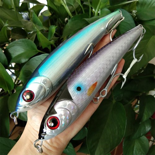 NOEBY 2 шт. pencil-воблер 18 см 145 г ABS, повільно тоне — морський stickbait для тунця, GT, kingfish (offshore)
