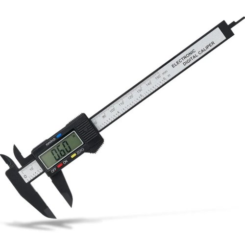 디지털 버니어 캘리퍼스 0-150mm, 플라스틱, LCD 표시, 소형 측정기, 학생용
