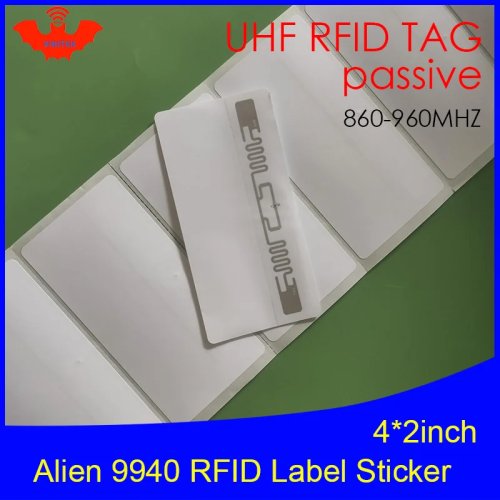 Alien 9940 UHF RFID printable adhesive label (copper) 915MHz (860–960MHz) Higgs-9 EPC C1G2 6C — passive smart RFID sticker