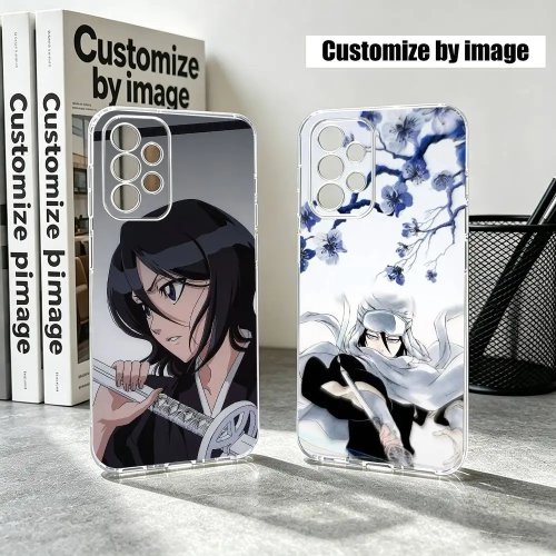Мягкий прозрачный силиконовый чехол BLEACH Rukia Kuchiki для Samsung Galaxy S25/S24/S23/S22/S21/S20/S30/Ultra/Plus/FE