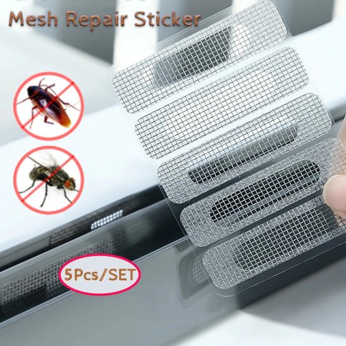 Patches autocolantes para reparação de mosquiteira - pack 5/10/20, para reparar furos e rasgões