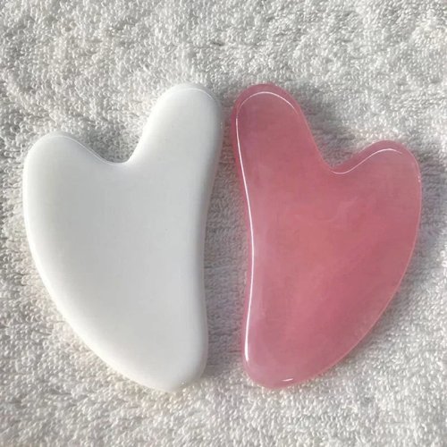 蜜蝋樹脂製グアシャ（Gua Sha）マッサージプレート — 顔・首・背中・全身用スクレーパー（ツボ押し）