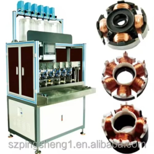 เครื่องพันขดลวดสเตเตอร์มอเตอร์ DC/BLDC แบบอัตโนมัติ เซอร์โว คุณภาพสูง