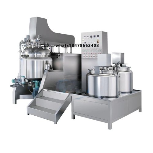 산업용 진공 반응기 겸 믹서 100L/200L/300L – 치약, 연고, 화장품 크림 제조용 진공 유화기