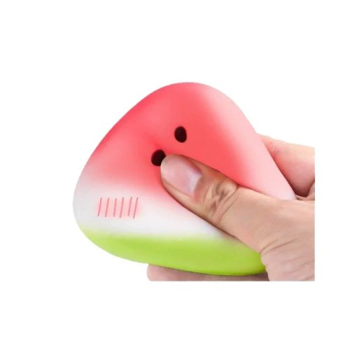 Squishy quả dưa hấu hồi phục chậm — đồ chơi bóp giảm stress cho người lớn
