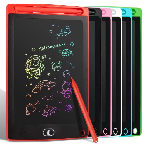 Tablet de dibujo LCD para niños 6.5/8.5/10/12 pulg. - pizarra borrable recargable con pluma, portátil, juguete educativo regalo para niños y niñas