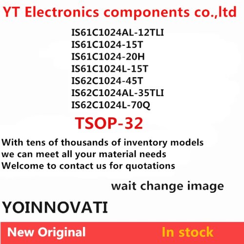 IS61C1024 / IS62C1024 SRAM memory ICs — various speed variants, plastic package