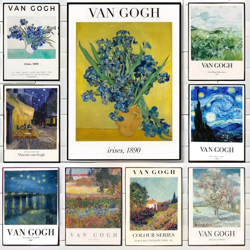Póster de Van Gogh — Lámina artística para pared (sin marco), decoración para el hogar, regalo