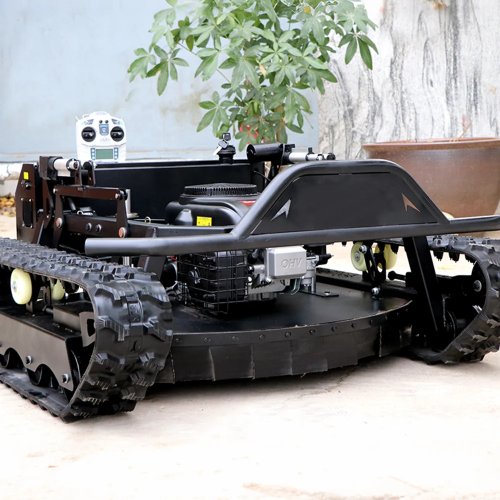 Inteligentna zdalnie sterowana kosiarka-robot gąsienicowa do gospodarstw i ogrodów — szer. koszenia 900 mm