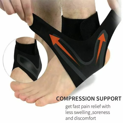 Chevillère de compression réglable et respirante — Maintien pour course, basket et récupération d'entorse