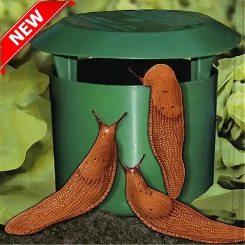 Bẫy ốc/sên nhựa 5 cạnh tái sử dụng, có mồi bia, dùng cho vườn và nông trại