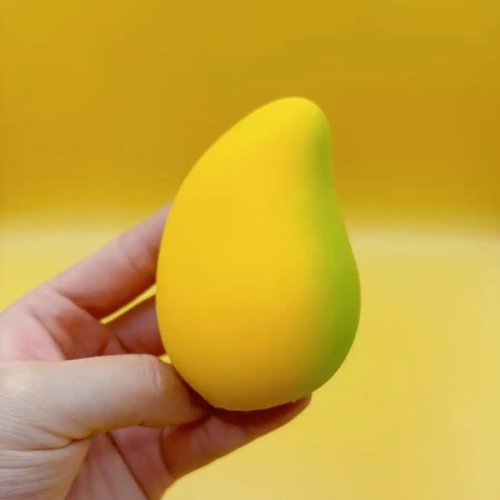 Mainan Peras Mangga 1 buah – Squishy lentur, kembali lambat, pereda stres & hiasan