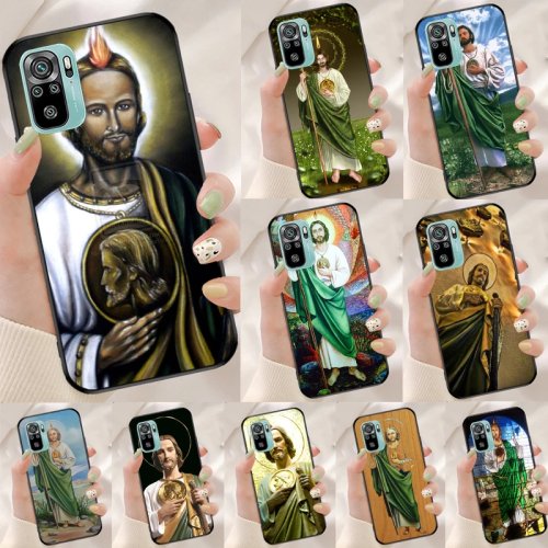 เคส San Judas สำหรับ Xiaomi Redmi Note 13 Pro / Note 14 / Note 12 / Note 11 และ Redmi 9 / 9S / 10 / 10S / 11S / 12S / 10C / 12C / 13C / 14C