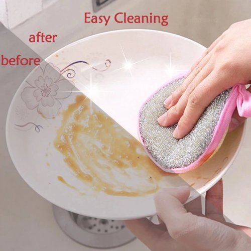 Esponjas para lavar trastes doble cara (5/10/20 pz) — Ideales para ollas y sartenes