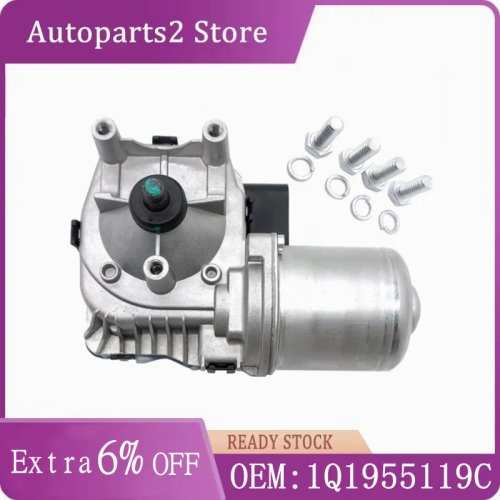 Motor wiper kaca depan 1K1955119E / 3C1955119 / 1Q1955119C untuk VW Eos, Jetta, Golf, R, GTI, Rabbit, R32 (2005-2016)