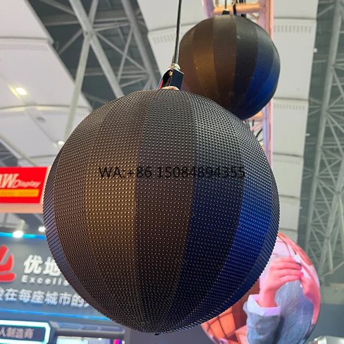 Écran LED sphérique suspendu intérieur HD 3D — Écran vidéo flexible sphérique/hémi-sphérique, pas de pixel P1.5/P1.8/P2/P2.5