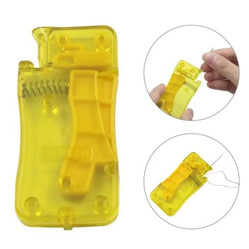 Kit de couture avec enfile-aiguille automatique — outil d'insertion de fil DIY, simple pour adultes et enfants