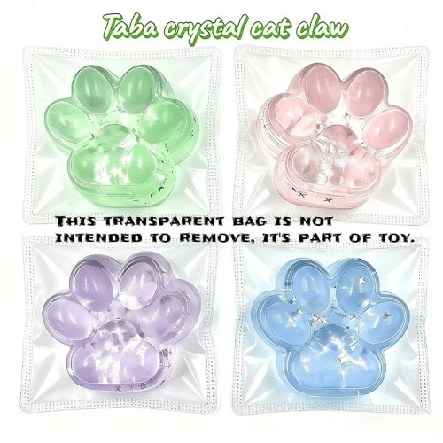Juguete apretable pata de gato — pata suave de 4 garras en palito, juguete sensorial antiestrés para estudiar, trabajar y juegos de fiesta