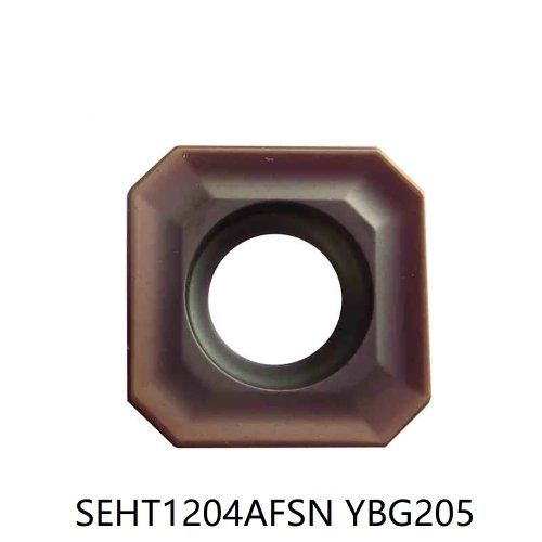 رؤوس قطع (إنسرت) SEHT1204 AFSN للتشغيل الداخلي، للصلب والفولاذ المقاوم للصدأ، YBM351/YBG205، 10 قطع/علبة