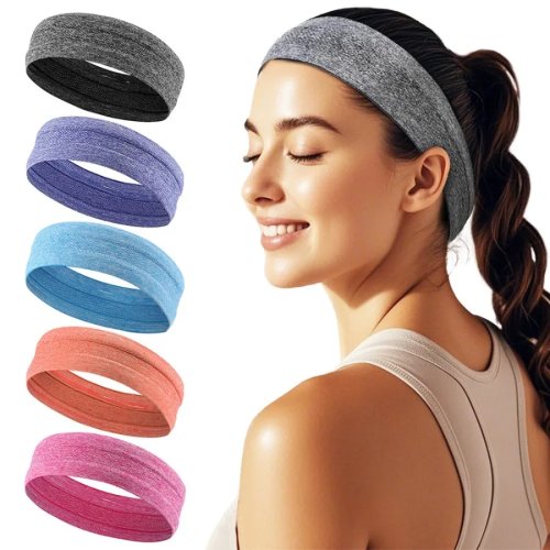 Bandeau de sport absorbant la sueur, séchage rapide, grande élasticité et antidérapant — pour yoga et running