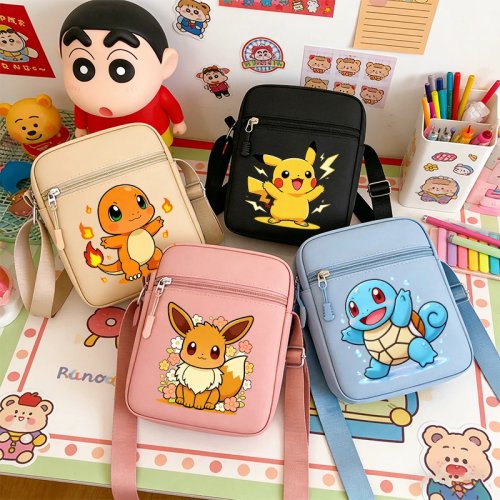 Pokémon schoudertas / heuptas – Telefoonzakje cartoon, unisex voor heren & dames