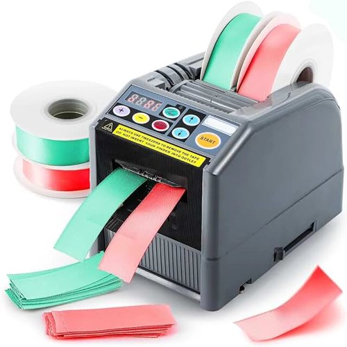 Máy cấp và cắt ruy băng vải tự động Zcut9 6–60mm — Máy cắt ruy băng/ băng dính điện cho bó hoa