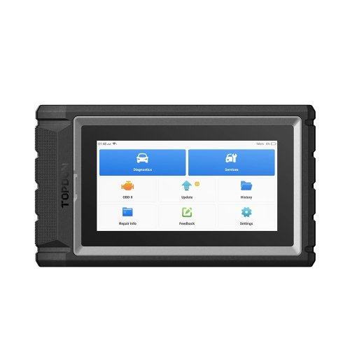 TOPDON AD800BT Outil de diagnostic auto OBD2 professionnel, Bluetooth, écran 6 pouces — déverrouillage FCA/SGW et fonctions avancées