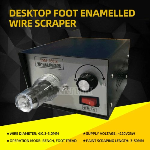 YSM-03018 Tafelmodel – Elektrische lakstripper voor geëmailleerde draden, voetbediening, draagbaar