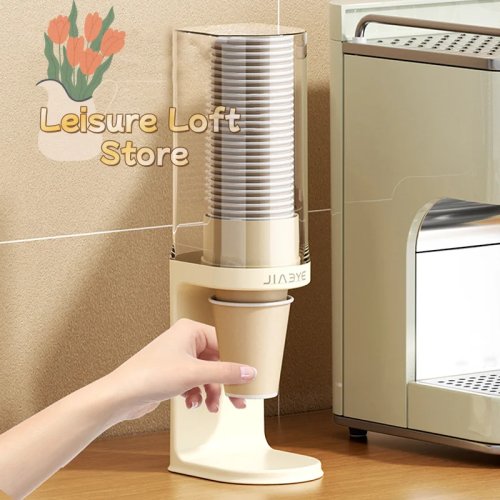 Dispenser da parete per bicchieri di carta usa e getta (plastica) — Portabicchieri/organizer per distributore acqua