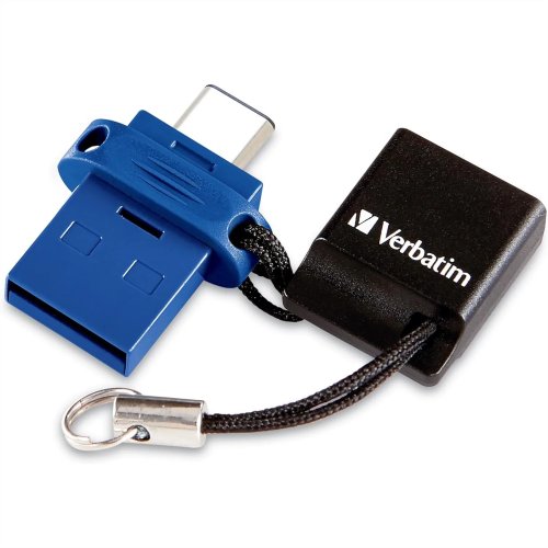 64GB USB 3.2 2-in-1 OTG Flash Drive (USB-C & USB-A)