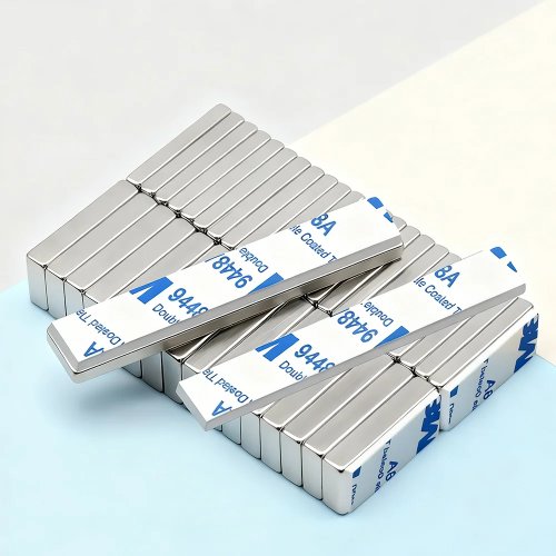Nam châm Neodymium N35 dạng khối kèm keo hai mặt – Siêu mạnh, dùng cho tủ lạnh và đồ DIY
