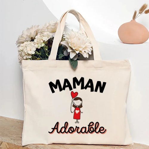 Tote bag kanvas tahan air — Tas travel tahan lama, serbaguna untuk disandang