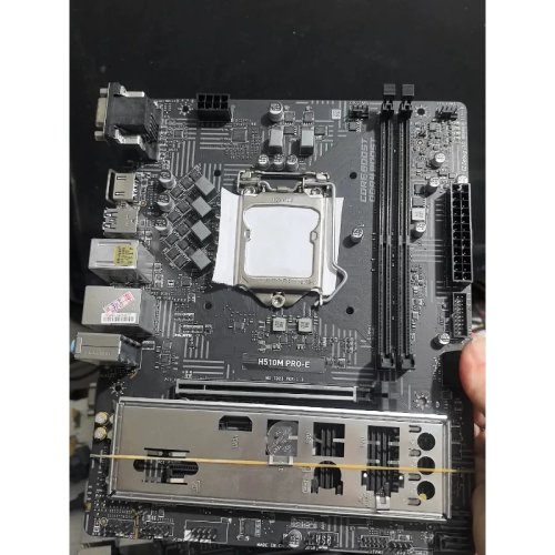 中古 MSI H510M PRO-E Micro-ATX マザーボード、DDR4、Intel 第10/11世代対応、I/Oシールド付、M.2スロット非搭載