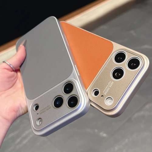 Розкішний чохол під шкіру, протиударний, для iPhone 13–17 (включно з Pro / Pro Max / Air / Plus)